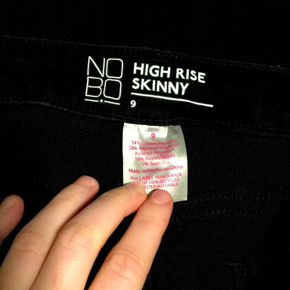 Black skinny jeans